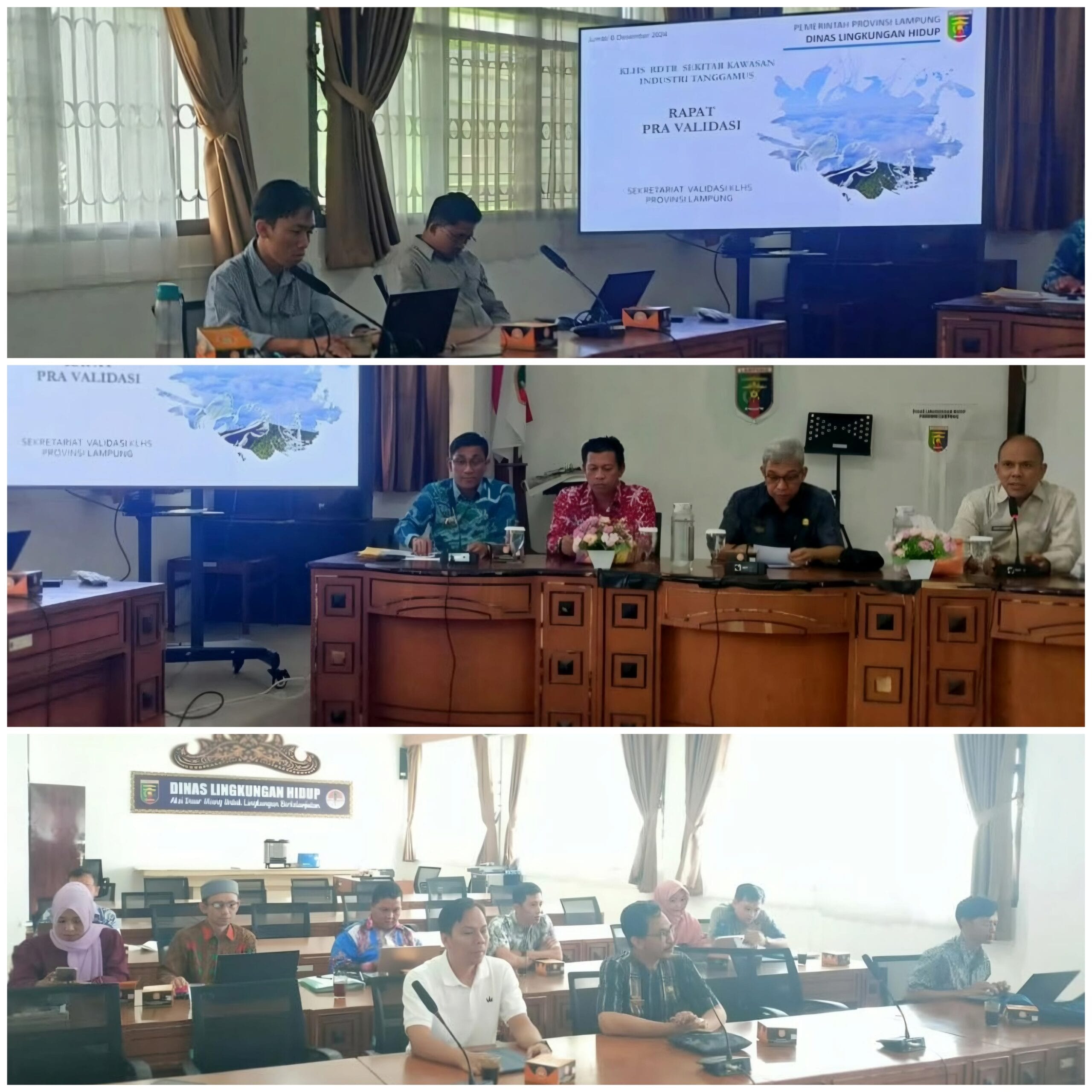 Kepala Bapperida Kabupaten Tanggamus Ikuti Pra Validasi RDTR KIT di Dinas Lingkungan Hidup Provinsi Lampung